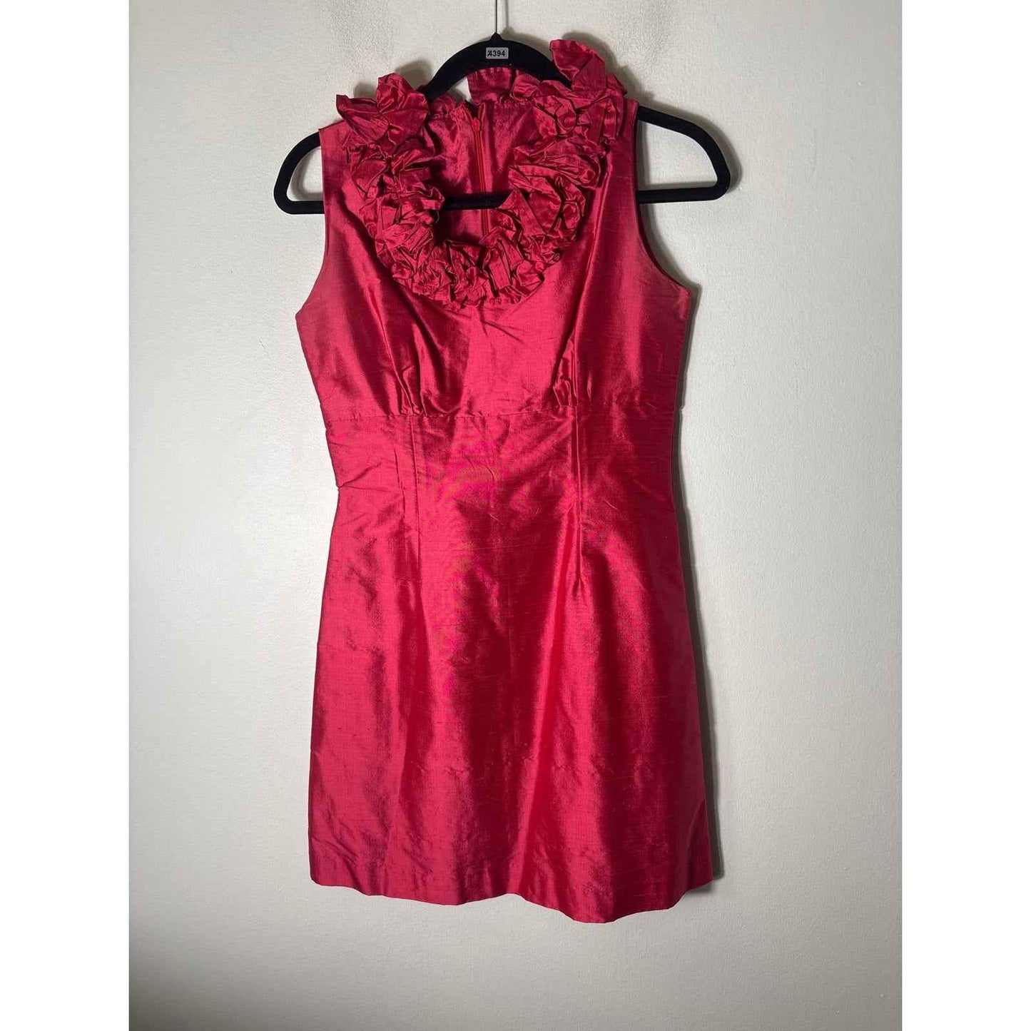 La Shea Boutique Pinkish Red Sleeveless Knee Length Special Occasion Dress Sz 4
