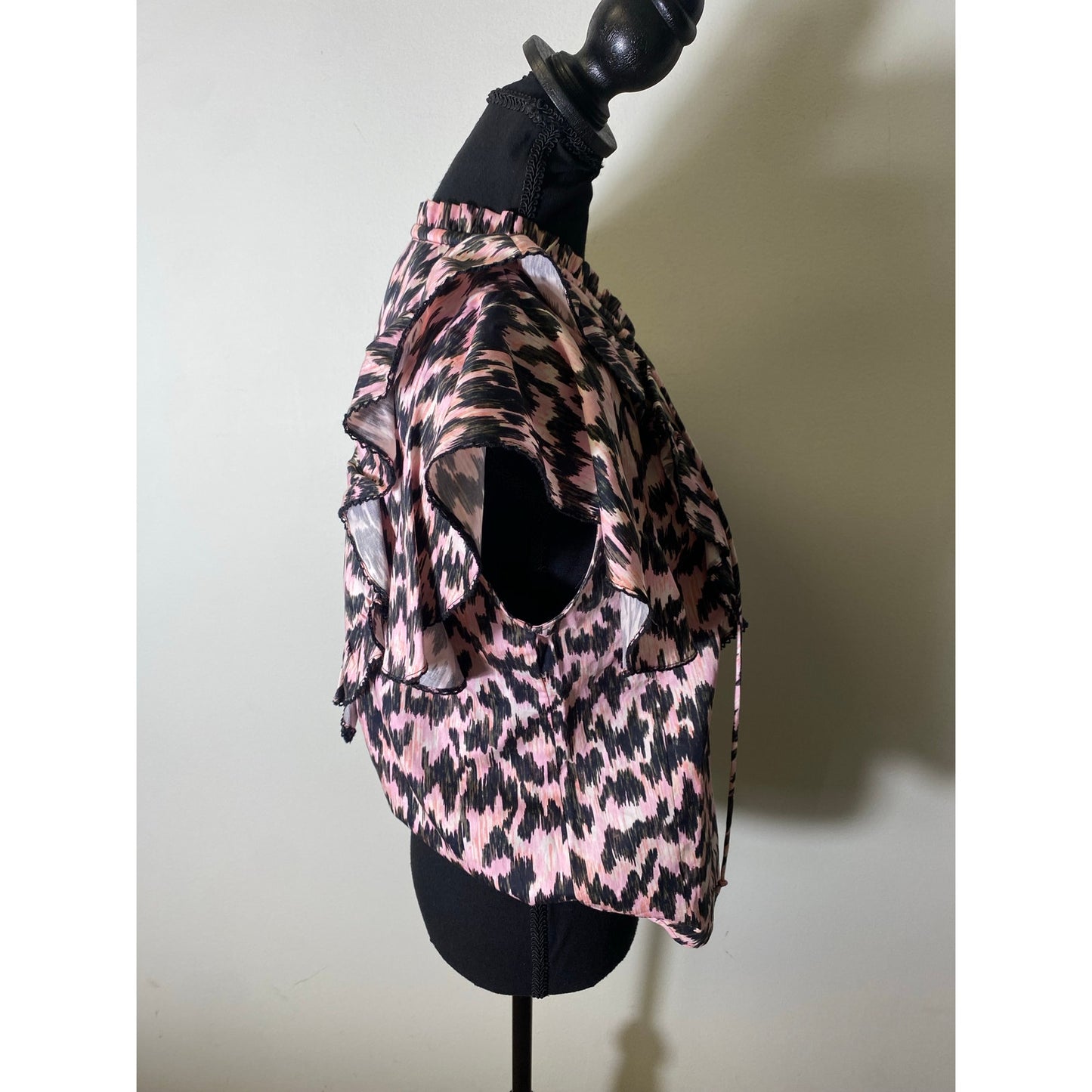 Maria Cher Pink Deisgn Top Sz XS