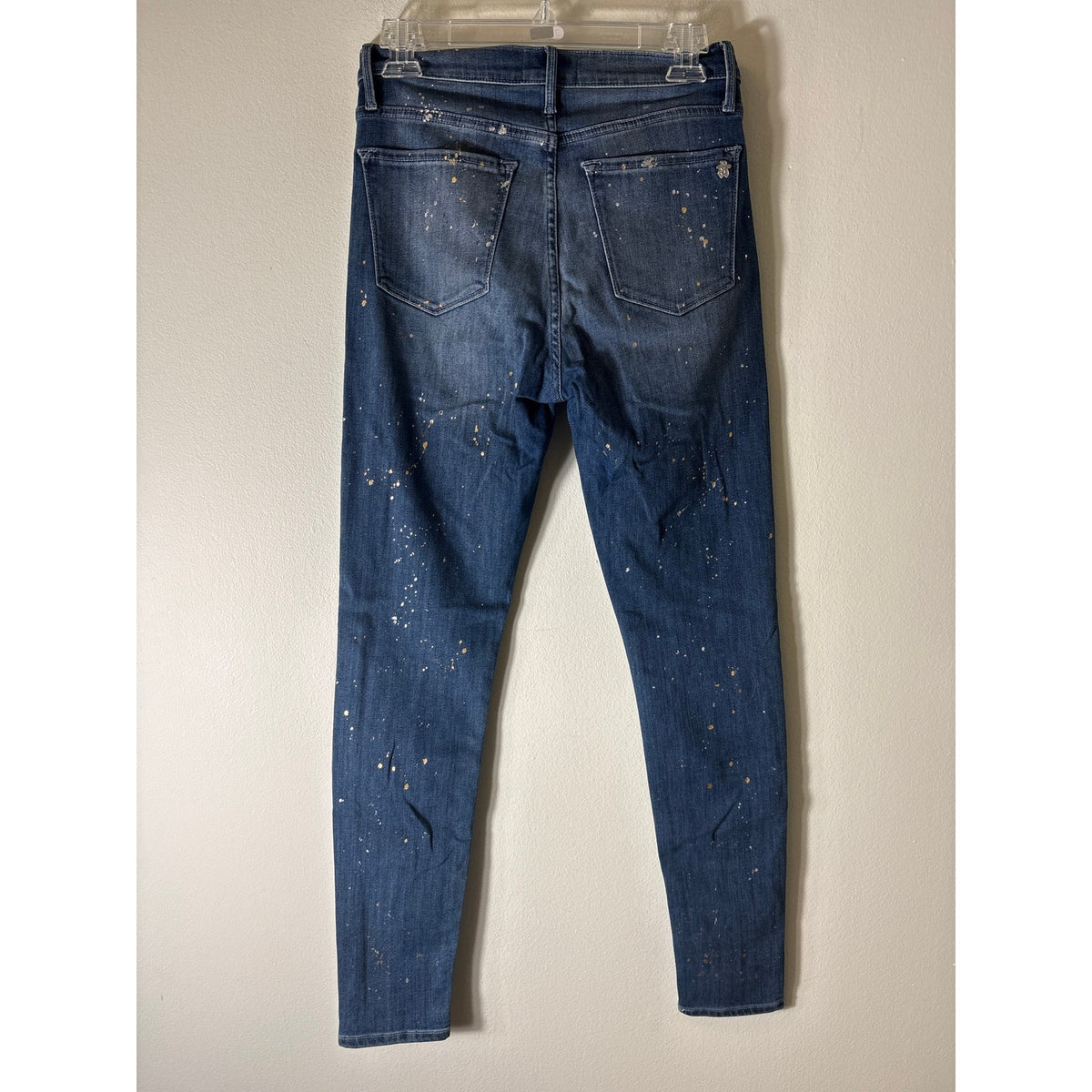 Black Orchid Metallic Splatter Denim Sz 28