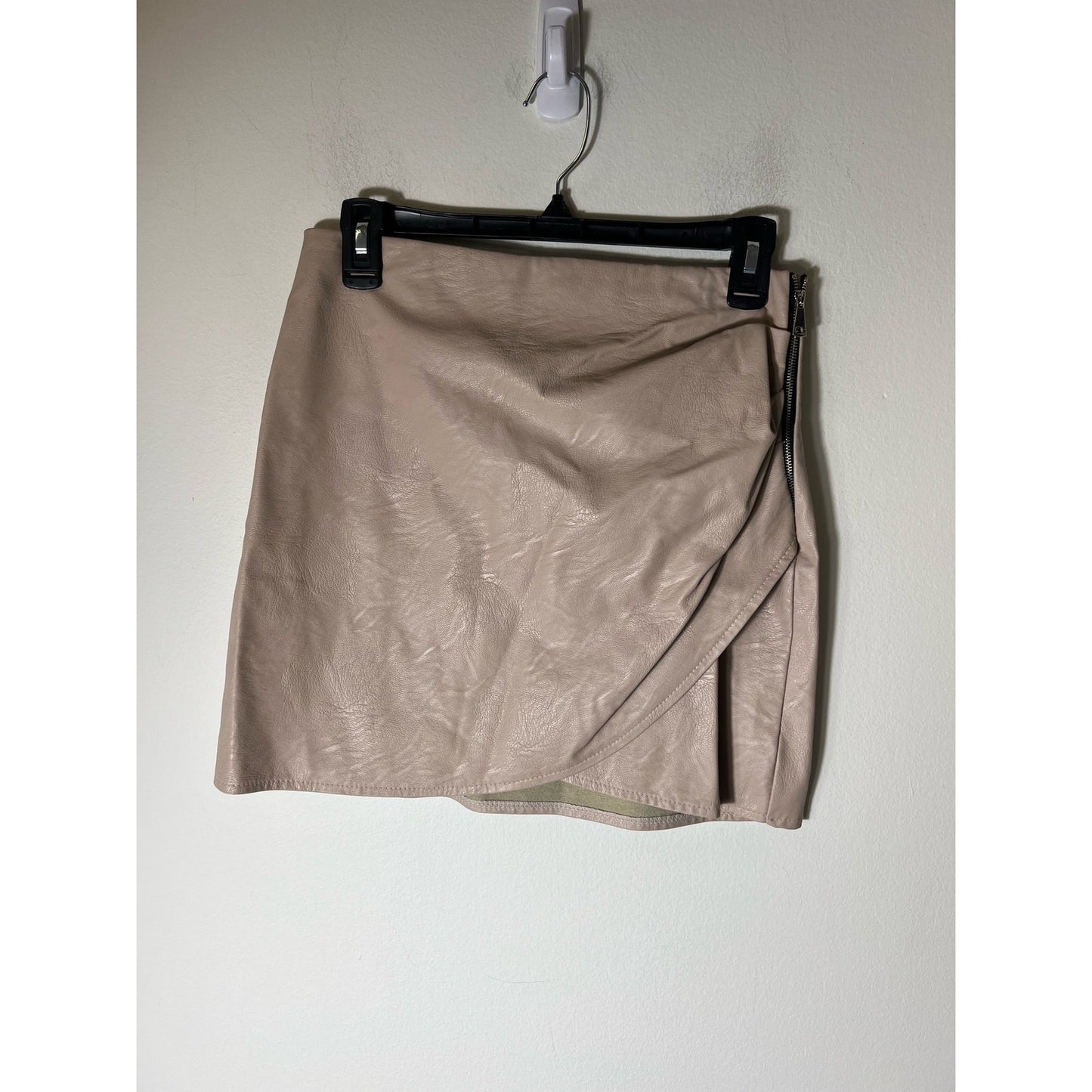 Venti6 Faux Tan Mini Skirt Sz M