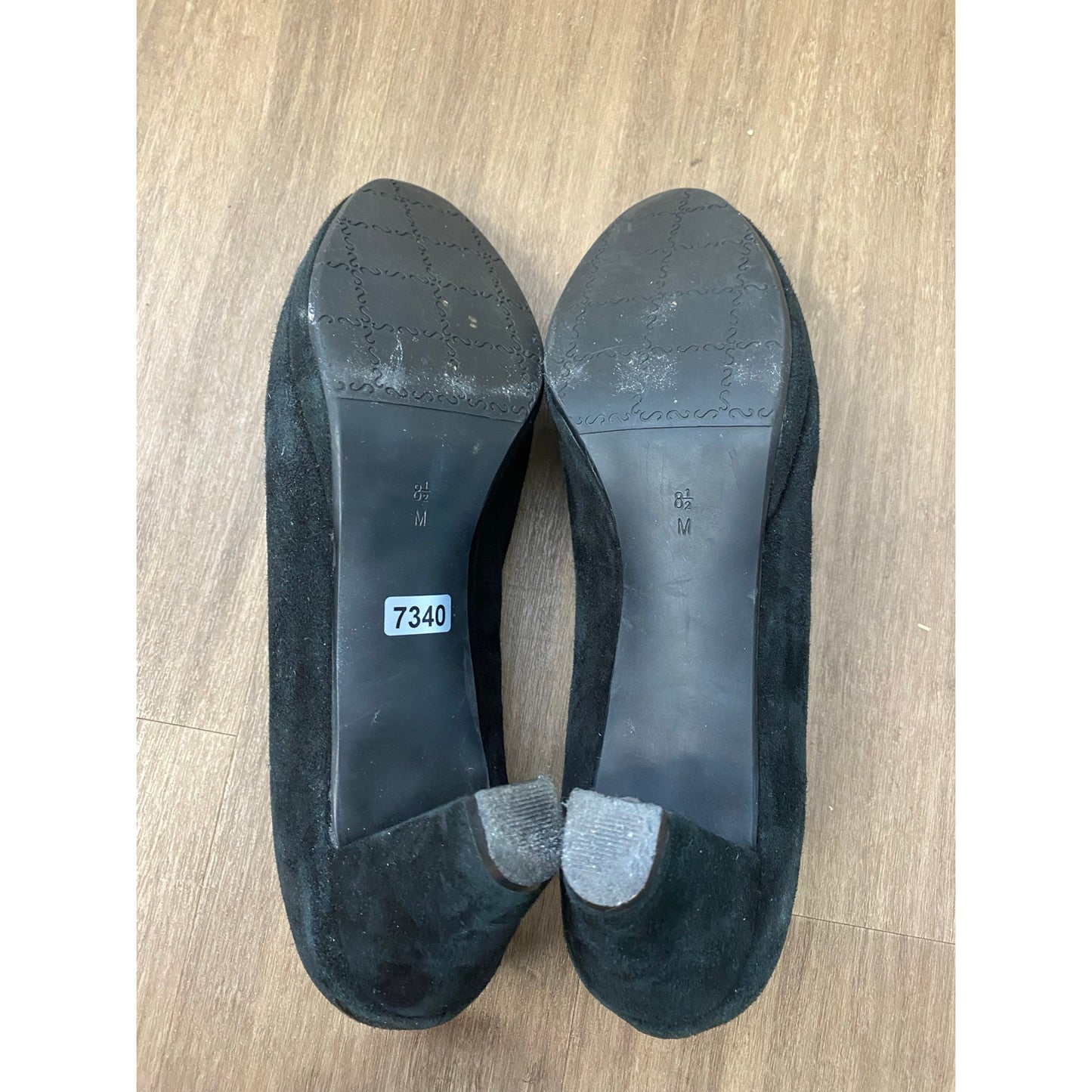 Vaneli Black Rounded Toe Heels Sz 8.5