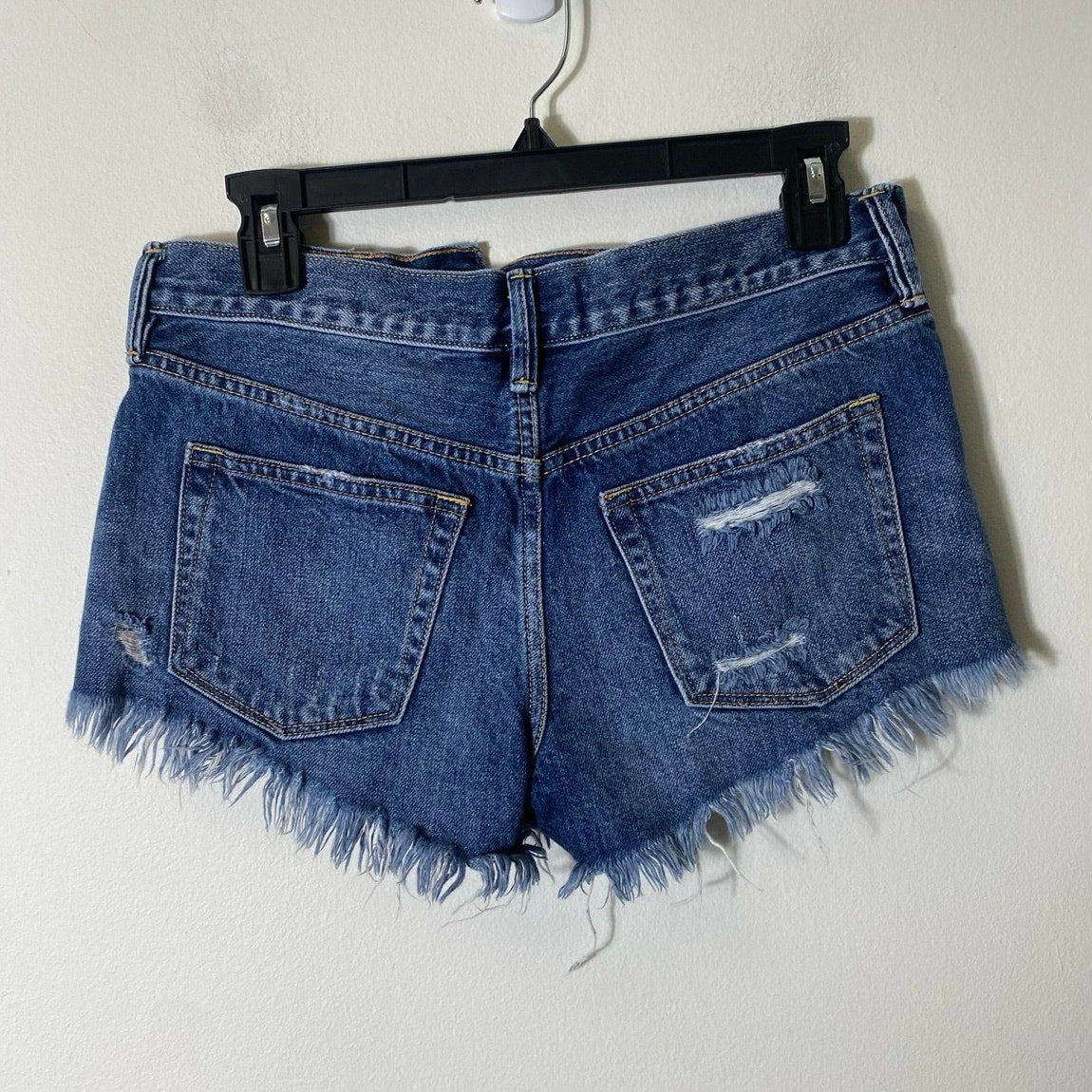We The Free Blue Jean Cut Offs Sz 25