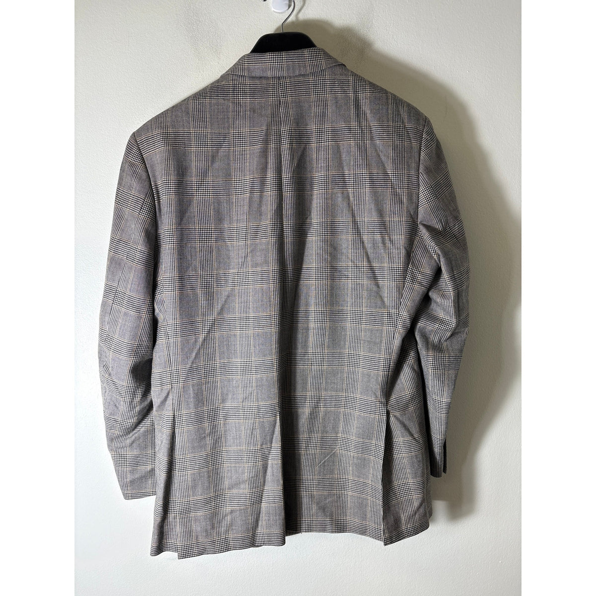 Mens Bobby Jones Brown And Black Houndstooth Jacket Sz 46L