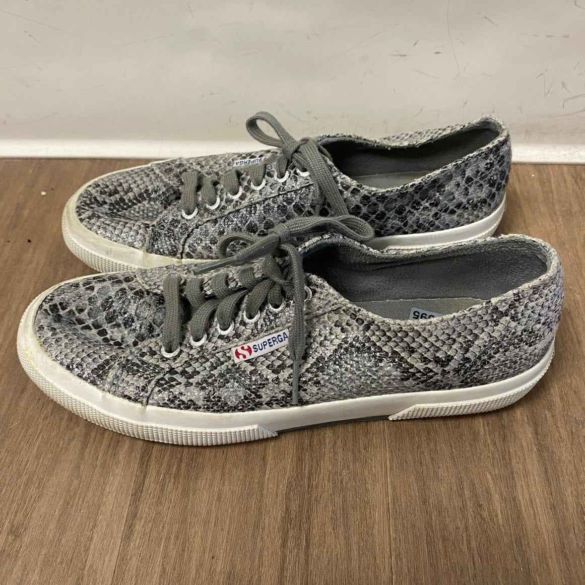 Superga Snake Skin Sneakers Sz 8.5