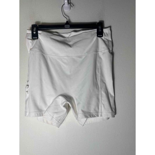 Lululemon White Performance Shorts Sz M