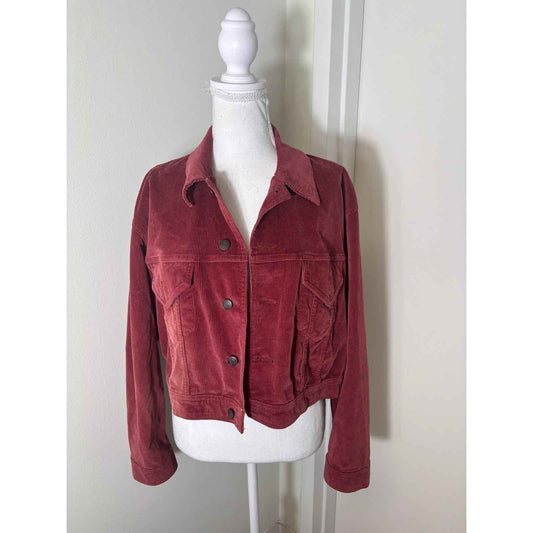 Sunday Best Rust Marla Cord Jacket Sz M