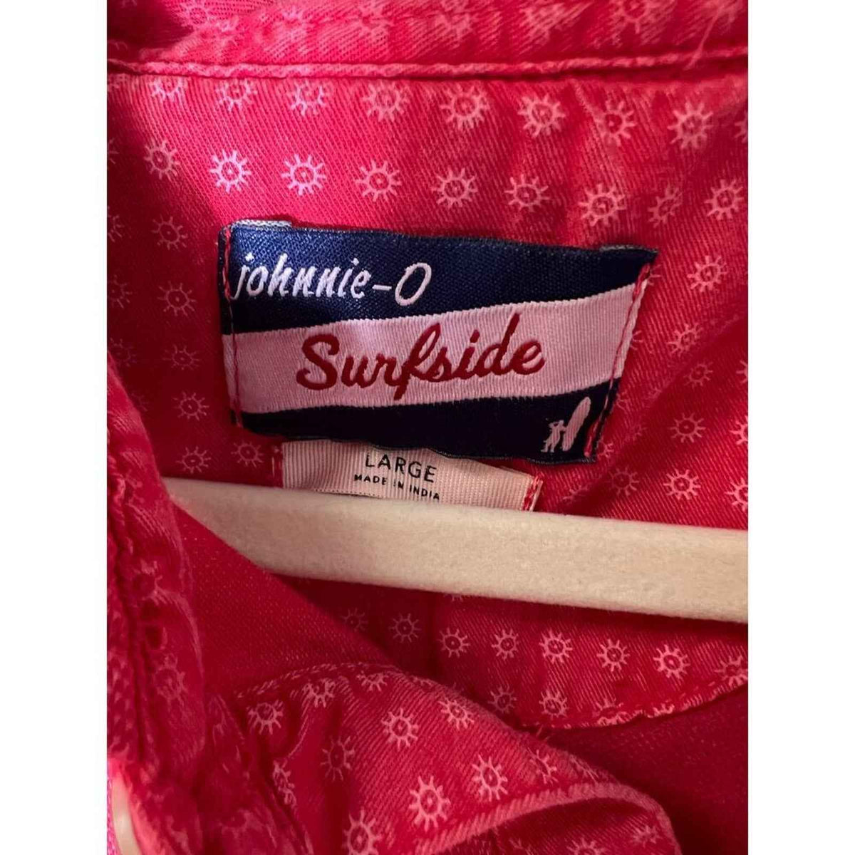 Johnny O Surfside Raspberry Polo Shirt Mens Large