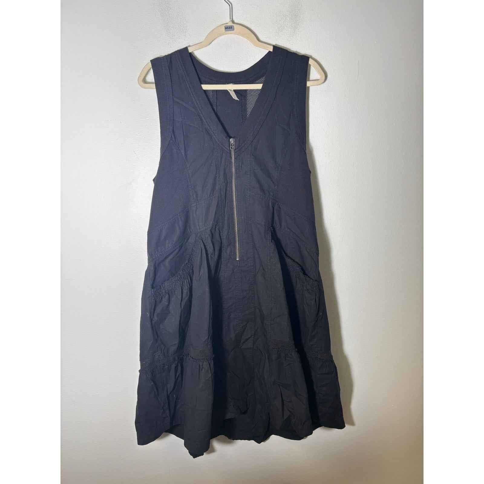Daily Practice Black Razor Back Athleisure Dress Sz M