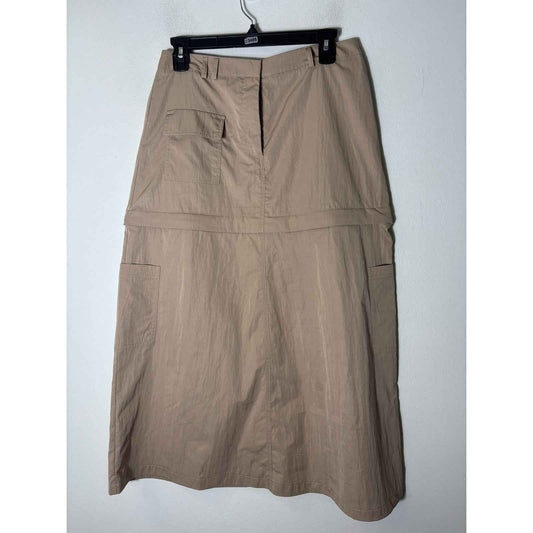Blanca Blake Midi/Min Zip off Skirt Tan Sz S/M