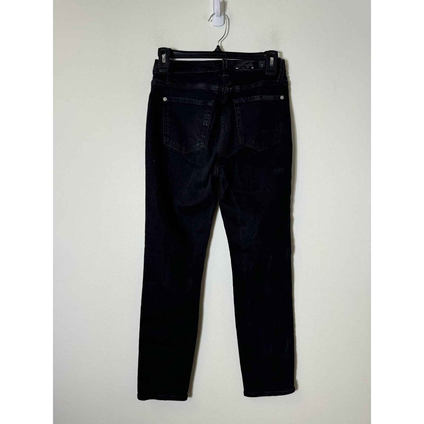 7 for All Mankind Black Jeans Sz 2