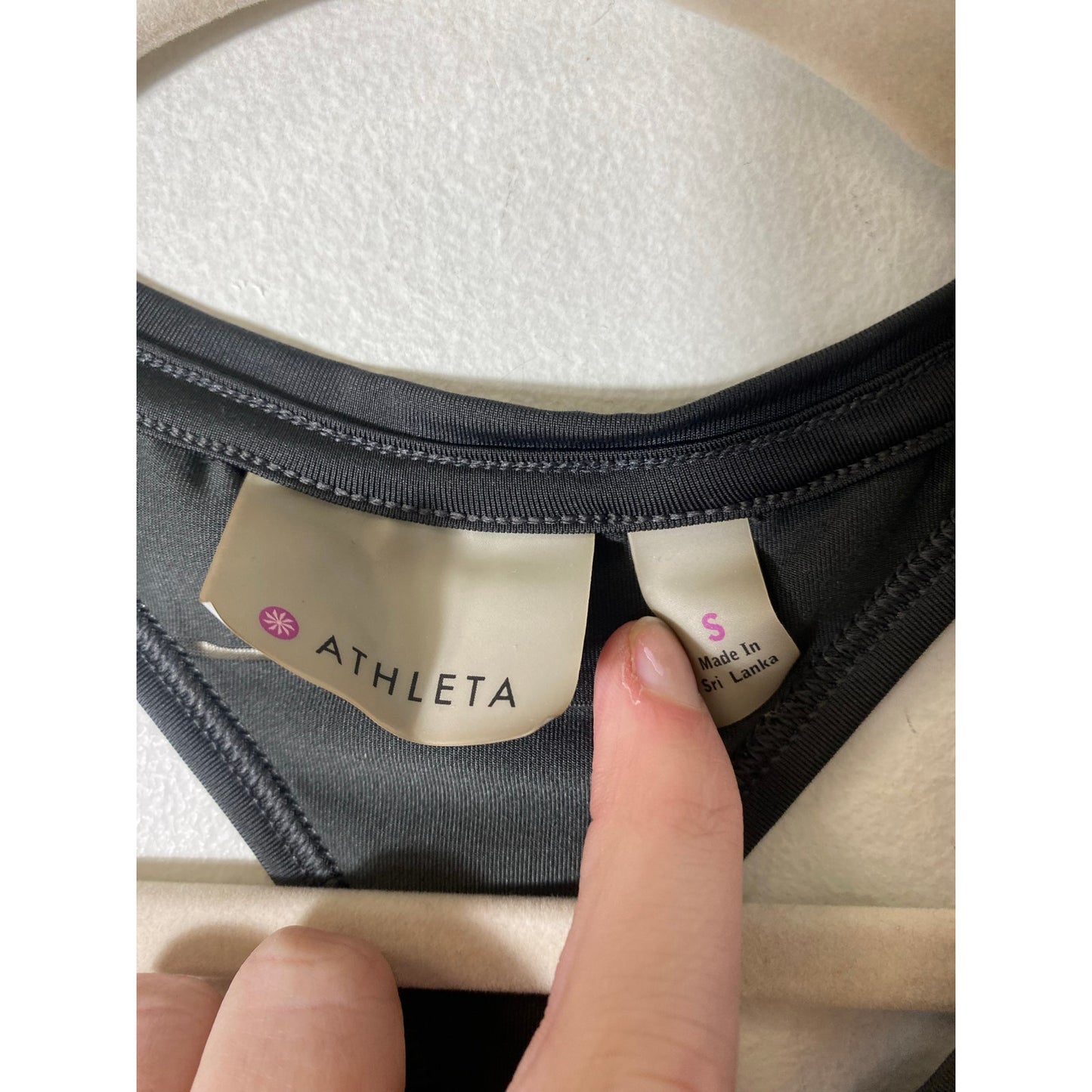Athleta Army Green Tank Sz Small