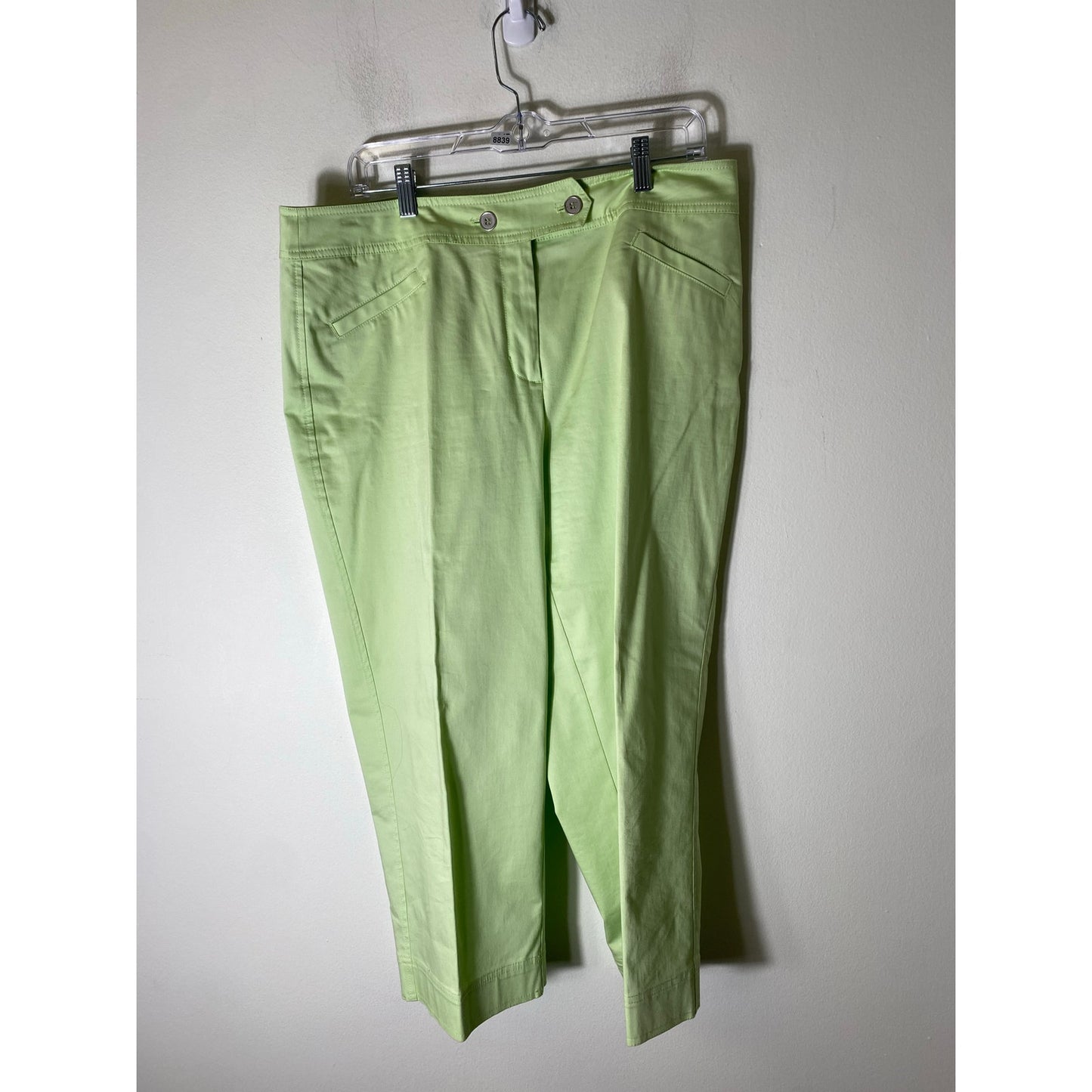 Peck and Peck Green Slacks Sz 14