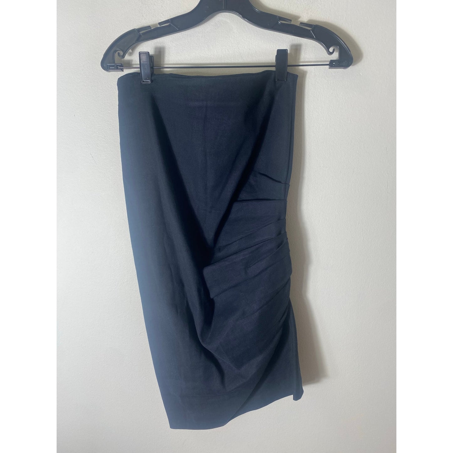 jarbo Black Ruched Body con Stapless Mini Dress Sz 36
