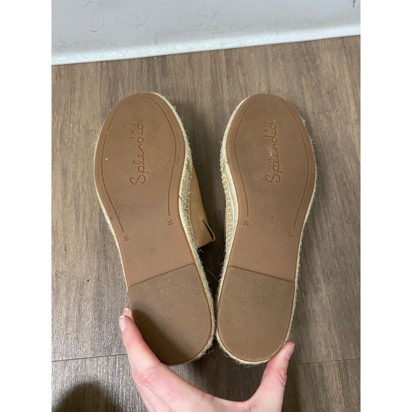 Splendid Soft Leather Slides Sz 9.5