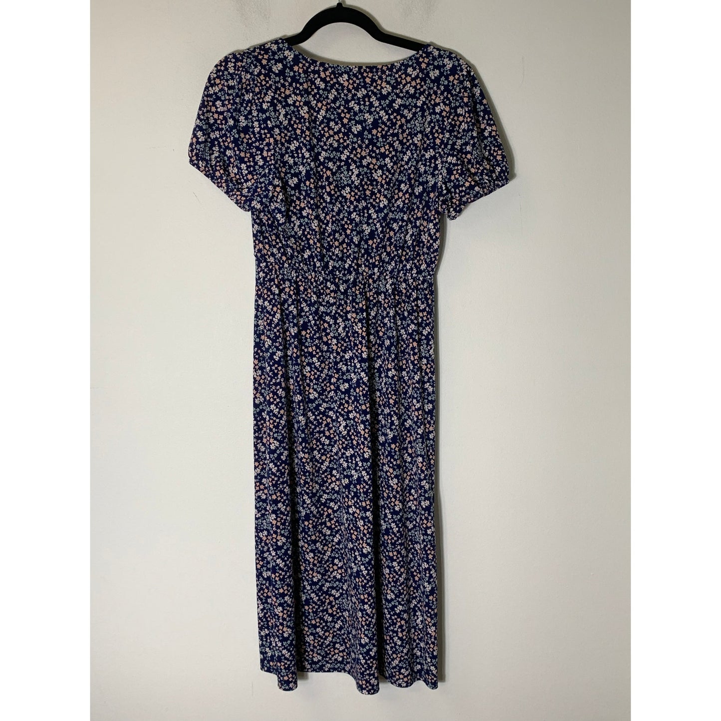 Gilli Navy Floral Midi Dress Sz S