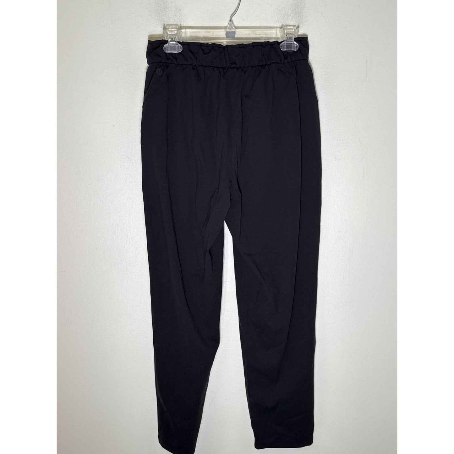 Lululemon Black Pull On Athleisure Pants Sz 8