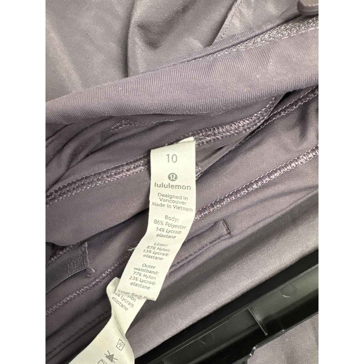 Lululemon Dusty Purple Pleated Athletic Skirt Sz 10