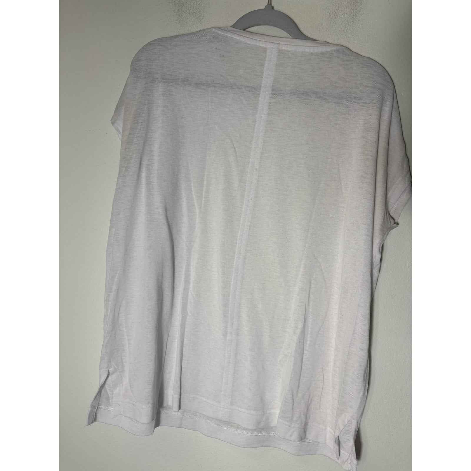 Athleta White Work Out Top Sz S