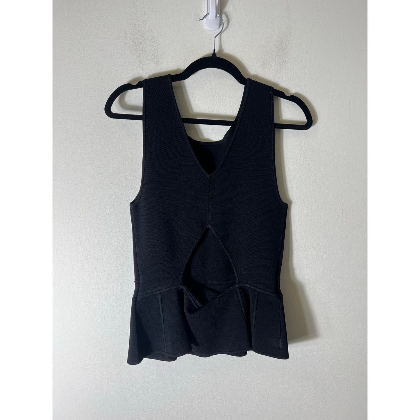 ALC Black Heavy Knit Top sz m