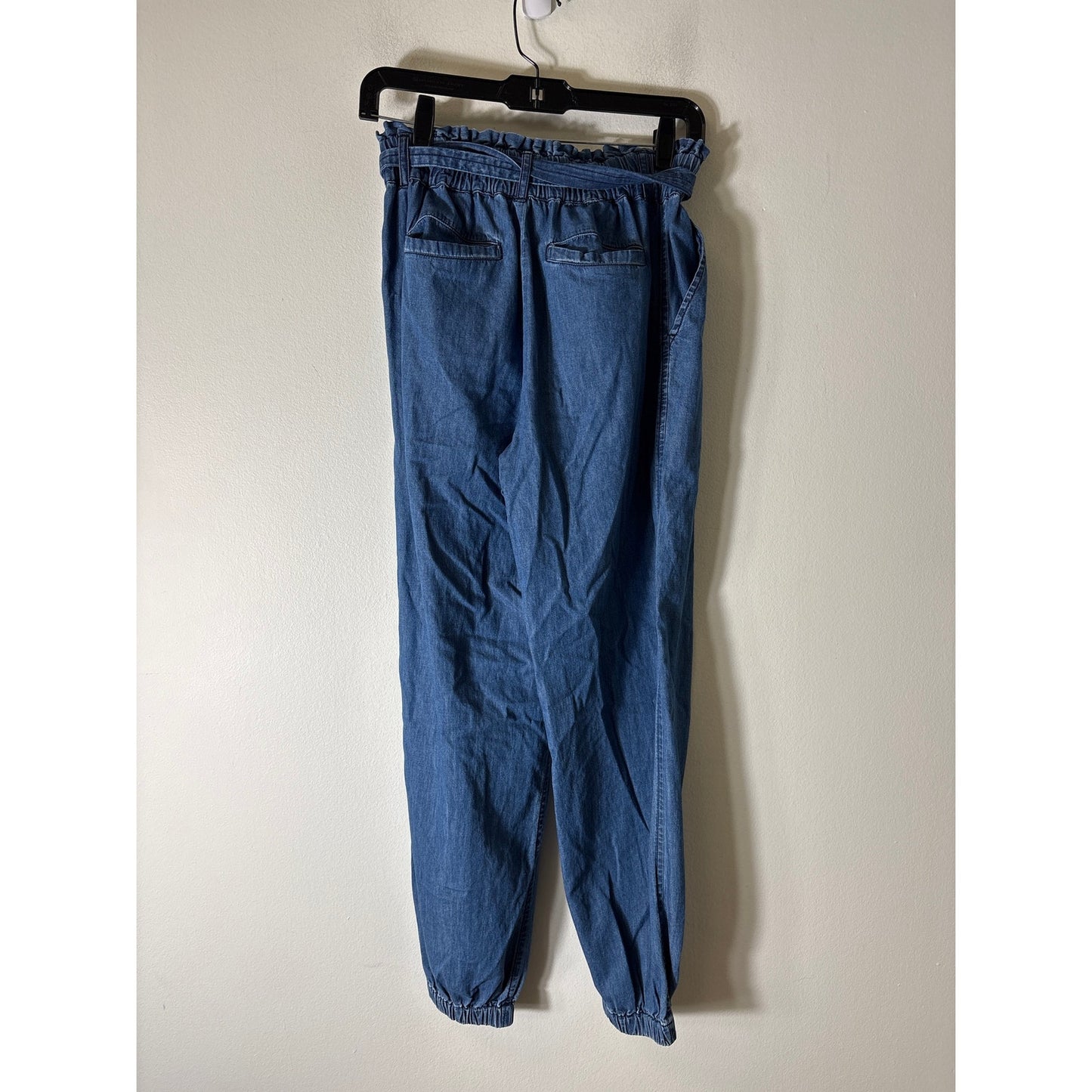 Cleobella Elastic Tie Waist Chambray Pants Sz XS