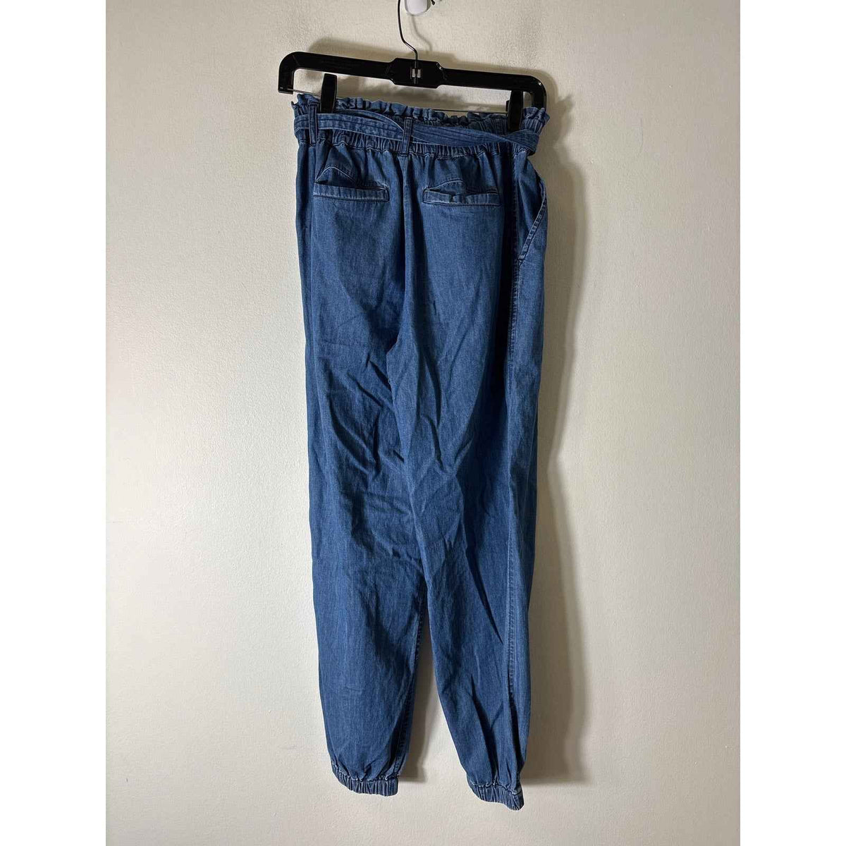 Cleobella Elastic Tie Waist Chambray Pants Sz XS