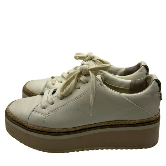 Dolce Vita White Platform Fashion Sneaker Sz 6