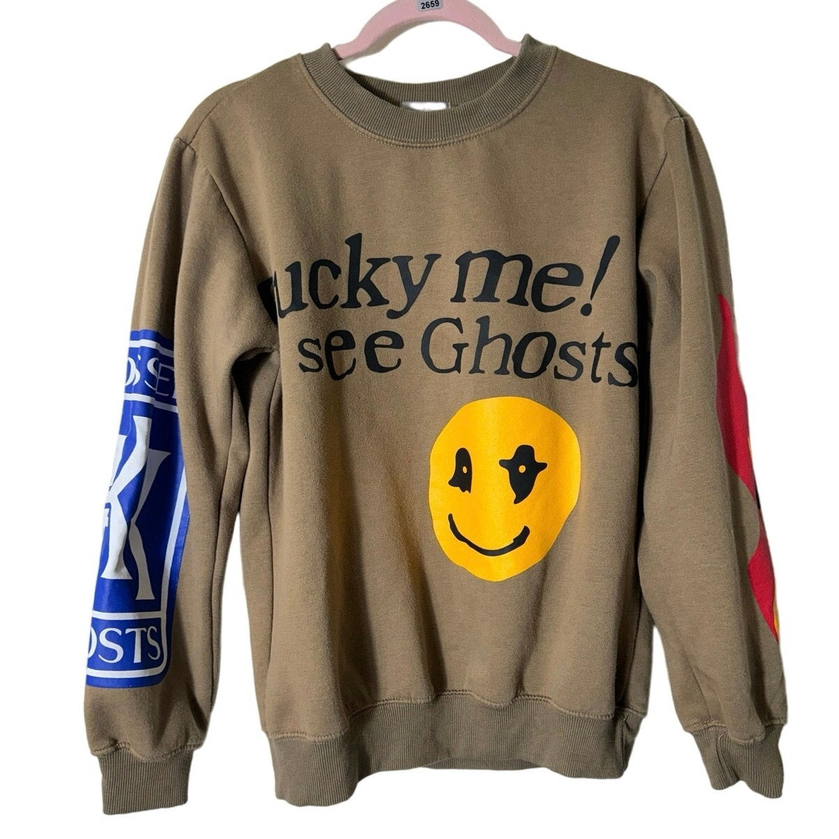 Bbat Lucky Me I See Ghosts Sweatshirt Kanye West Sz M