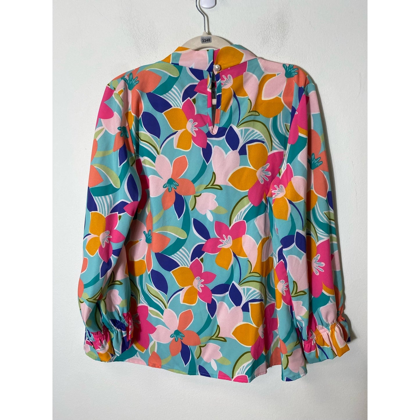 2 Hearts Green Long Sleeve Tunic Style Top Sz XL