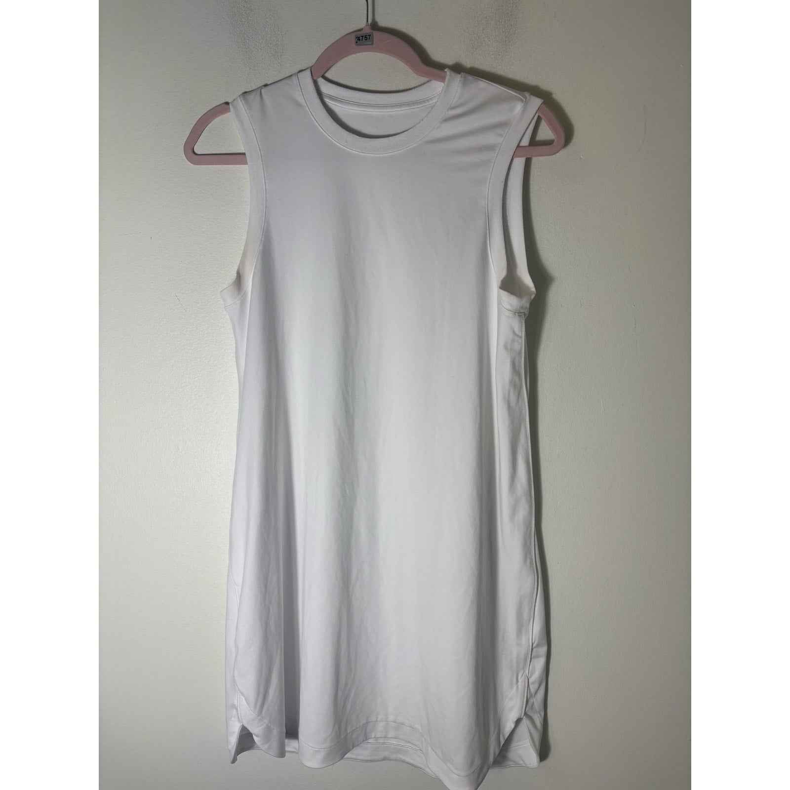 Varley White Sleeveless Knee Length "Caleta" Dress Sz M