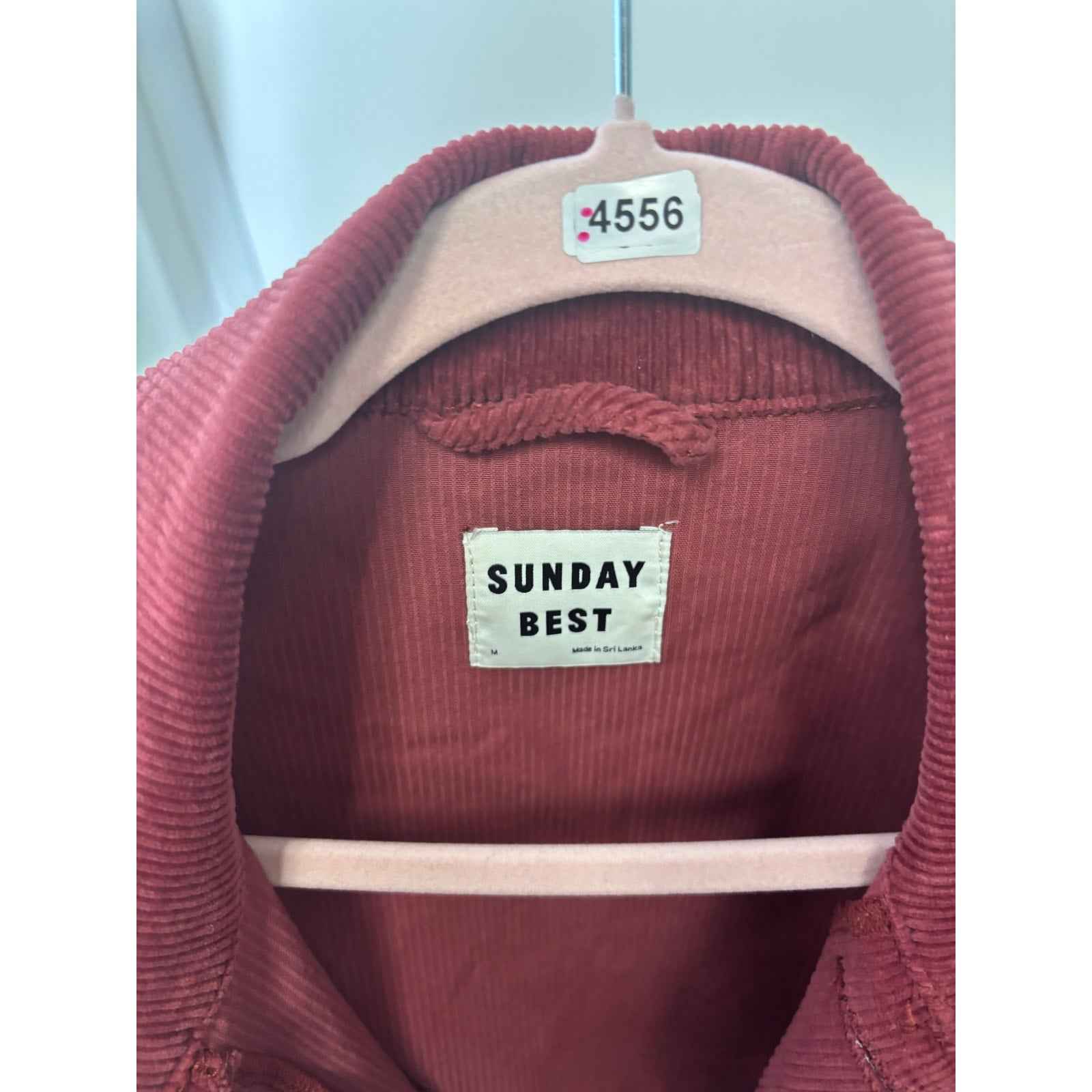 Sunday Best Rust Marla Cord Jacket Sz M