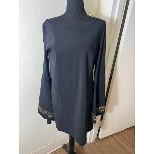 Chiara Boni Black Long Sleeve Mini Dress Sz