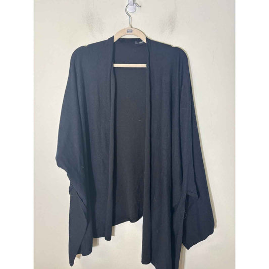 Alfani Black Long Sleeve Knit Cardigan Sz L