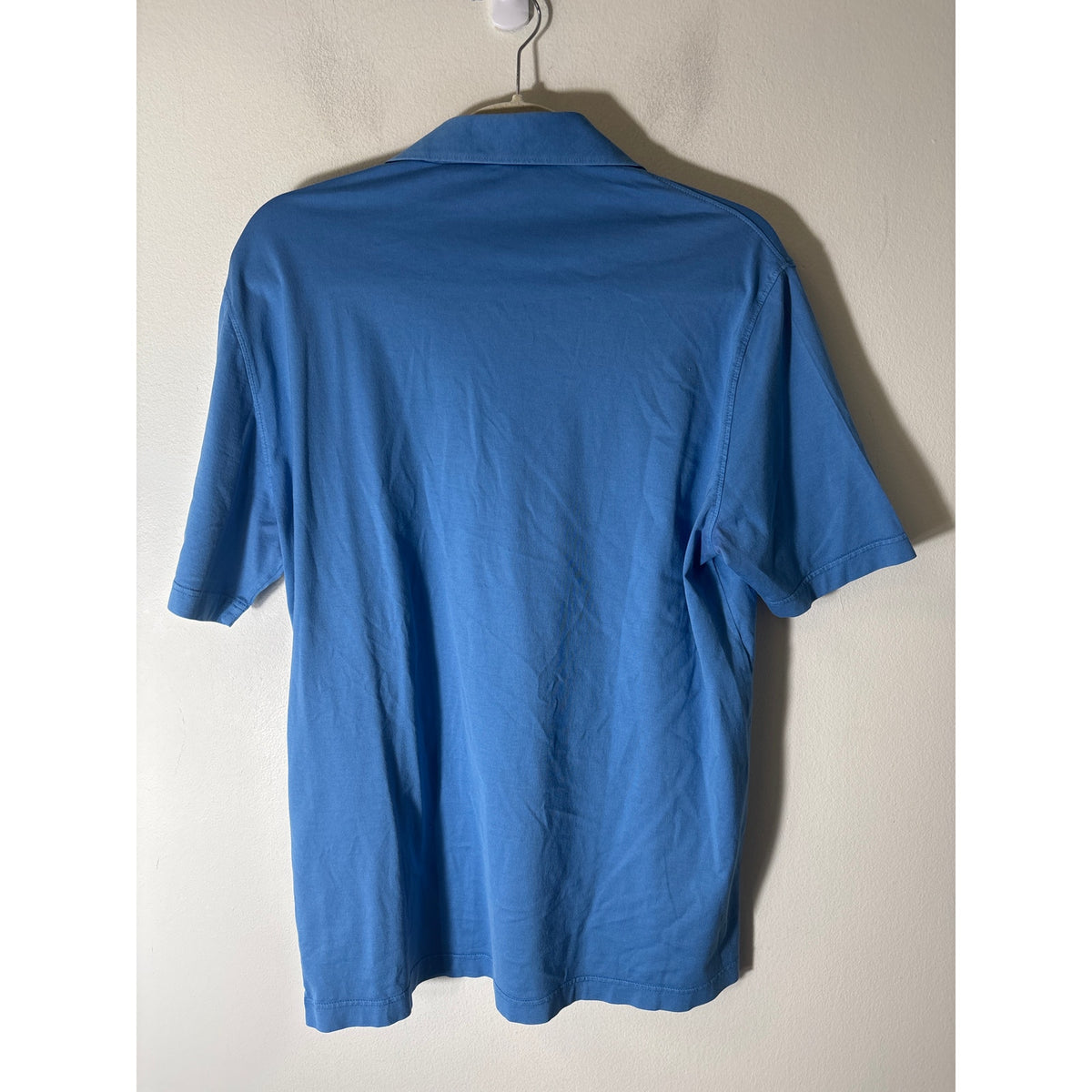 Men's Filippo De Laurentiis Sky Blue Soft Tee Polo Sz 52 (large)
