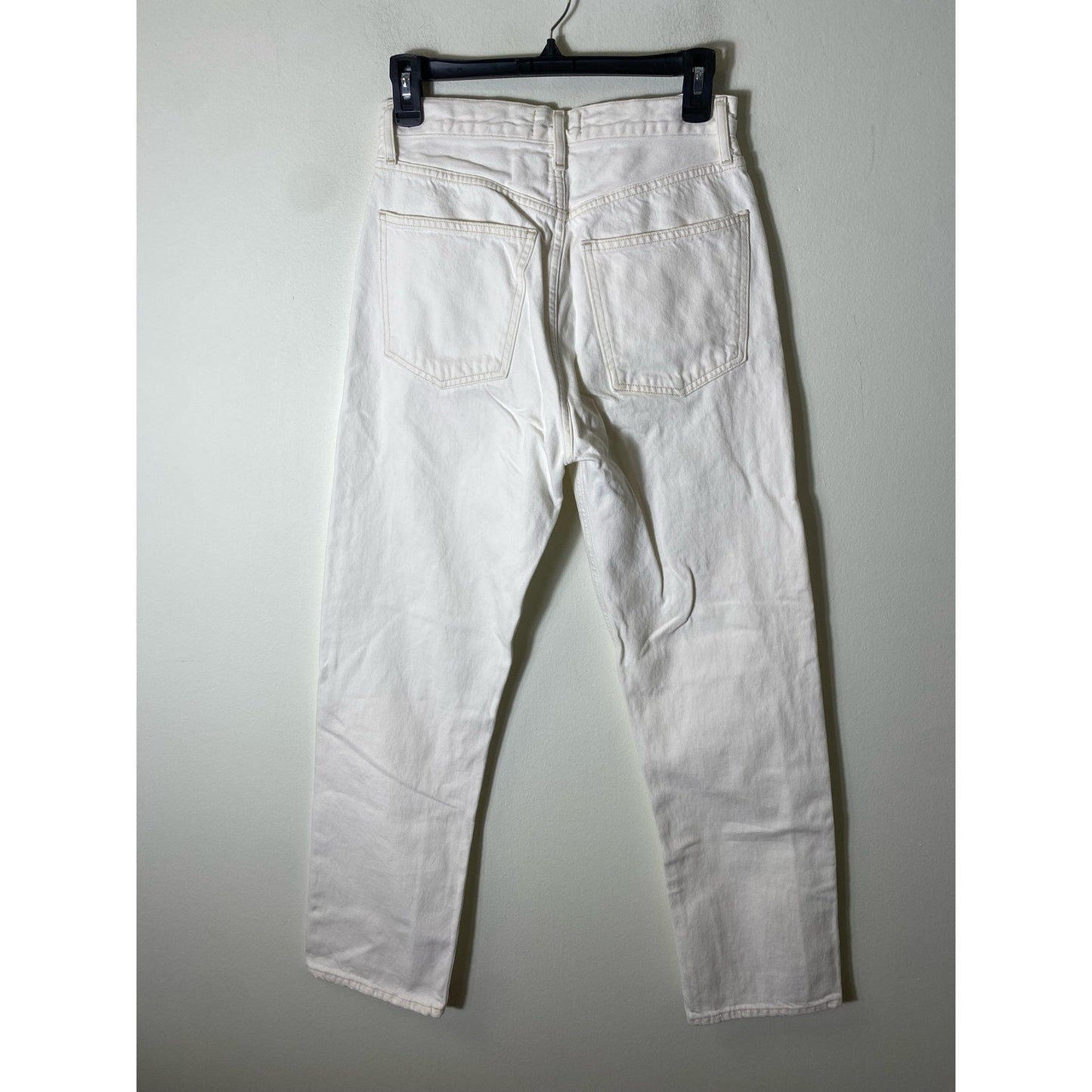 Agolde White Button Fly Jeans Sz 26