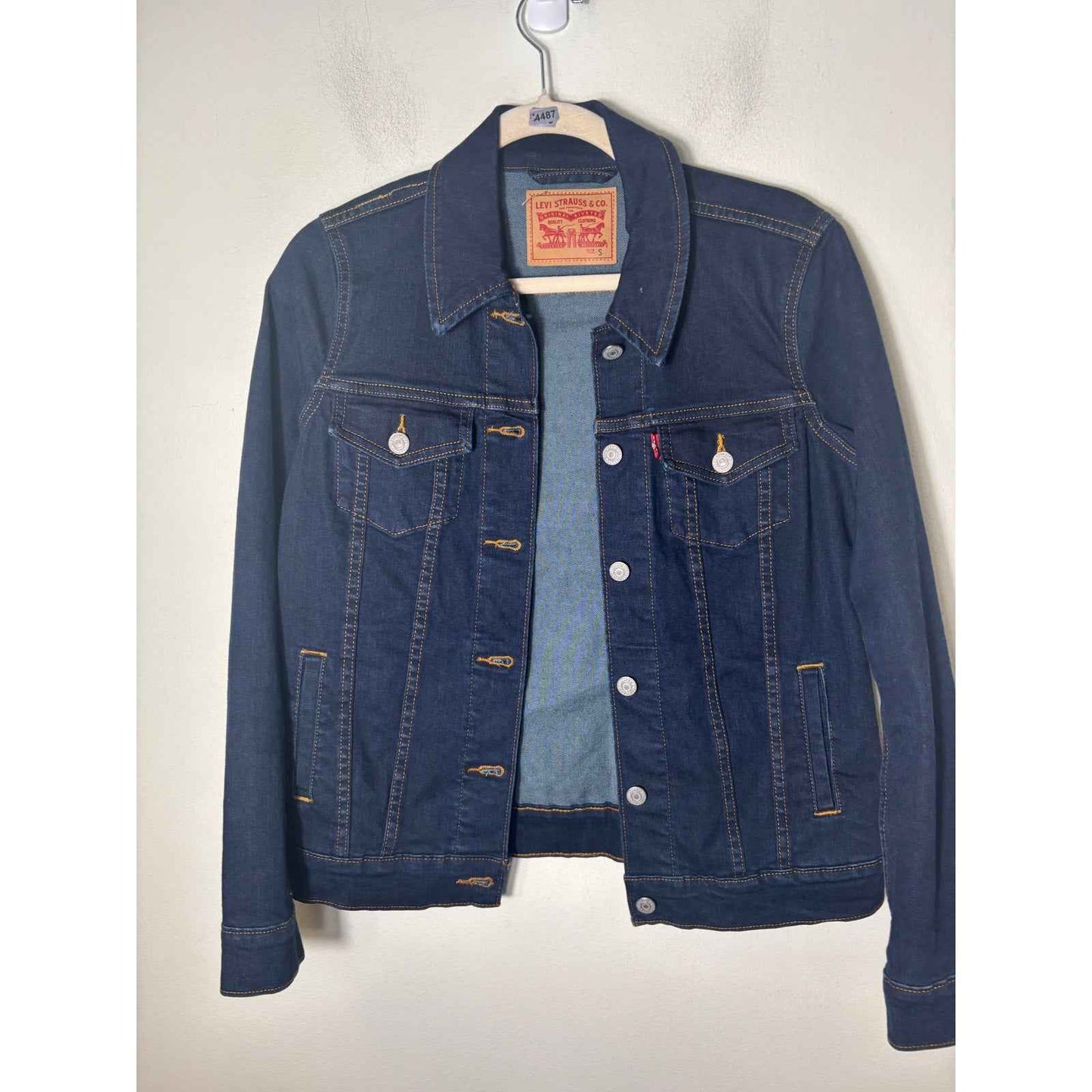Levi's Dark Wash Denim Jacket Sz S