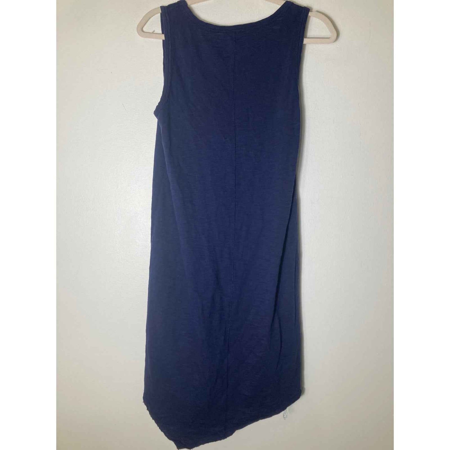 Lilla P Navy Sleeveless Cotton Knee Length Dress sz S