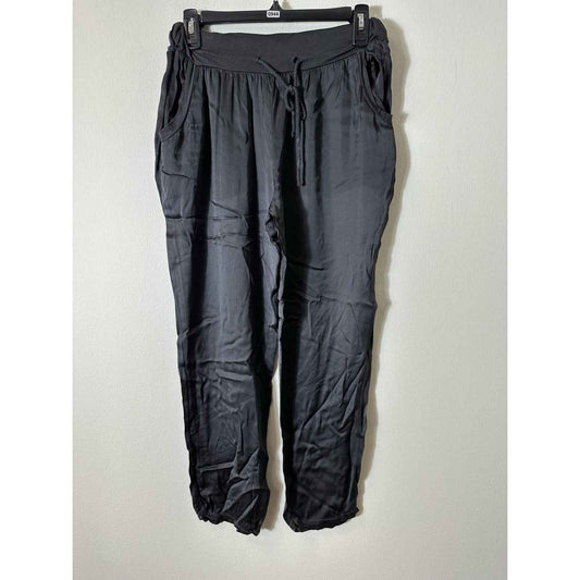 Sofia Collections Charcoal Satiny Gray Lounge Pants Sz NS