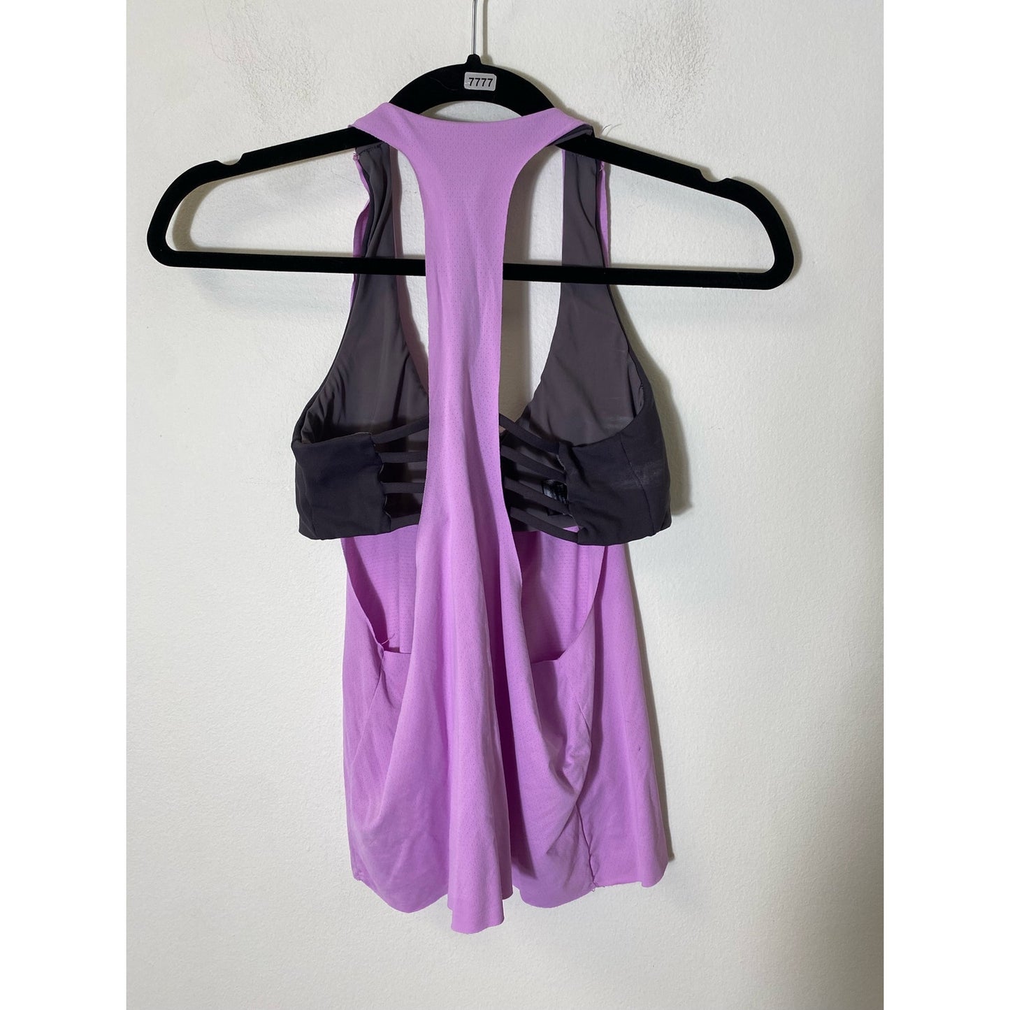 Blue Life Fit Purple/Gray Athletic Bra/Tank Combo Sz s