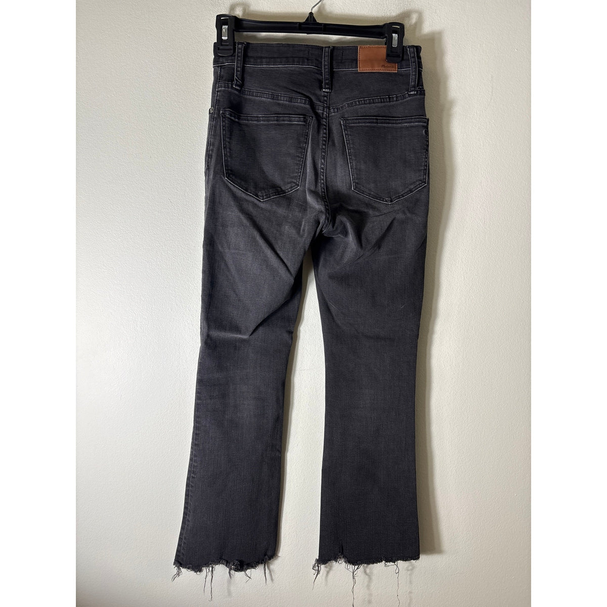 Madewell Washed Black Cali-Demi Boot Denim Sz 25