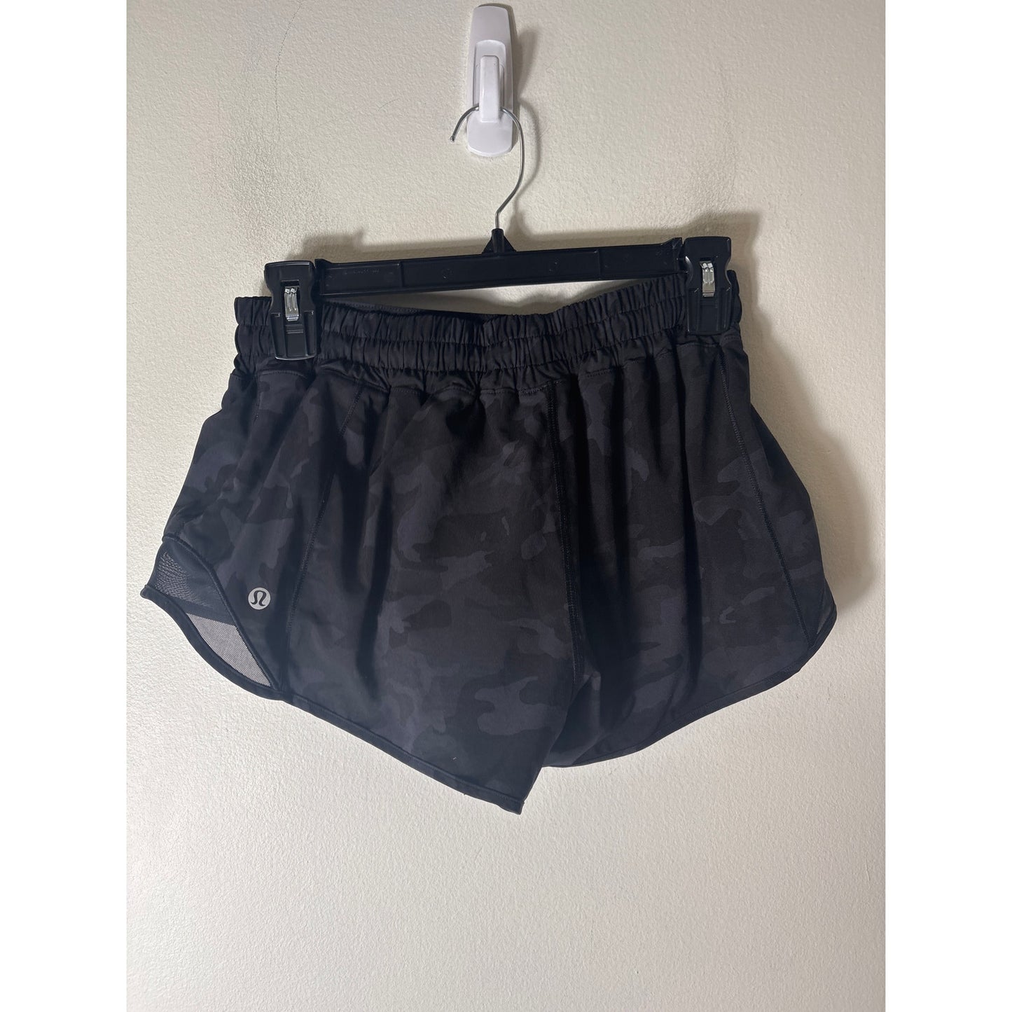 Lululemon Black Camo Workout Shirt Sz M