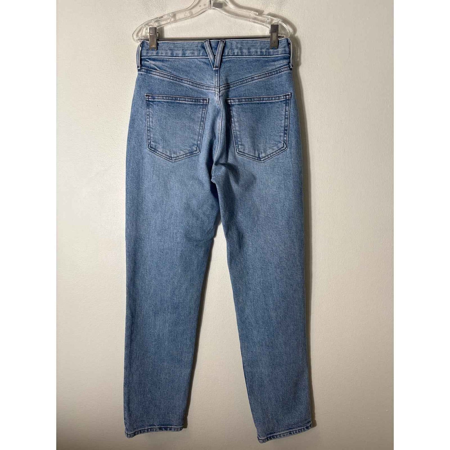 Veronica Beard Slim Straight High Rise Button Fly Denim Sz 25