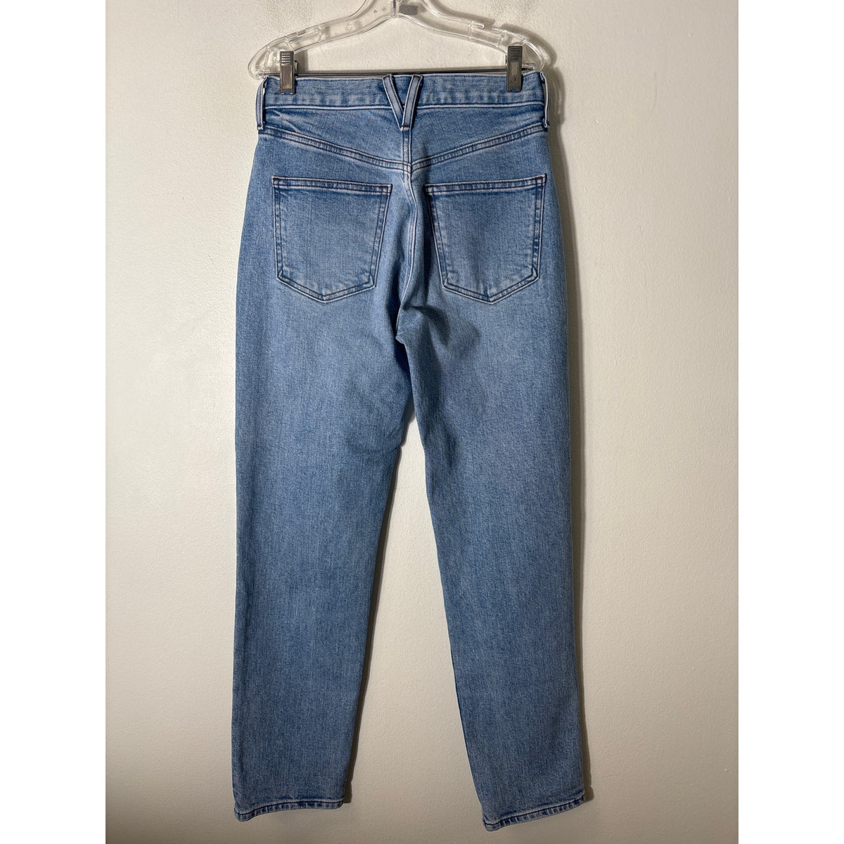 Veronica Beard Slim Straight High Rise Button Fly Denim Sz 25
