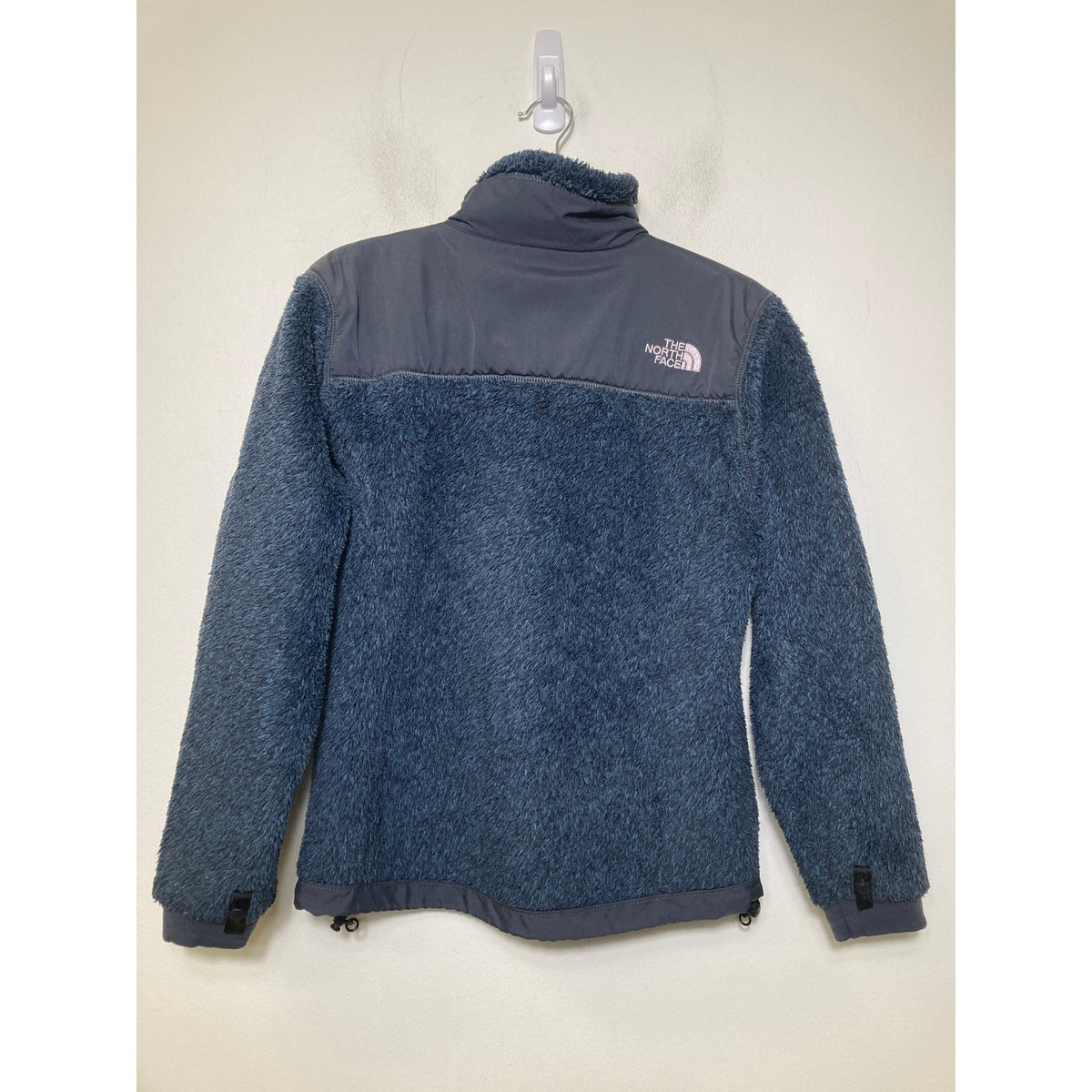North Face Navy Fleece Zip Up Jacket Sz S