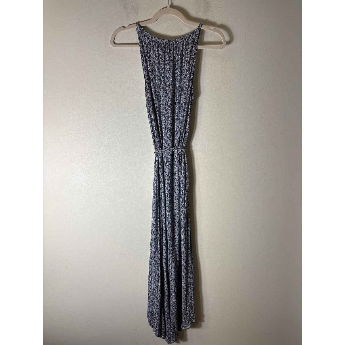 Soft Navy And White Maxi Dress Sz S