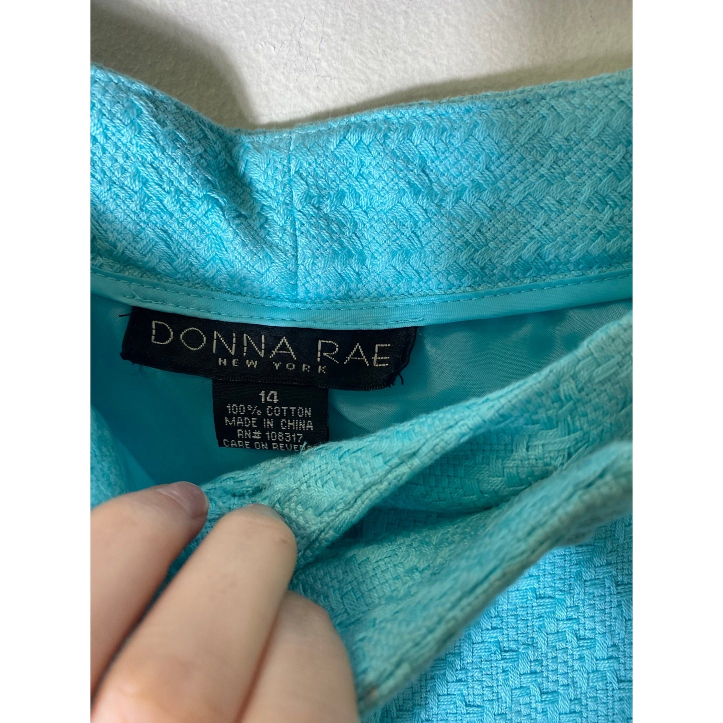 Donna Rae Turqoise Slacks Sz 14