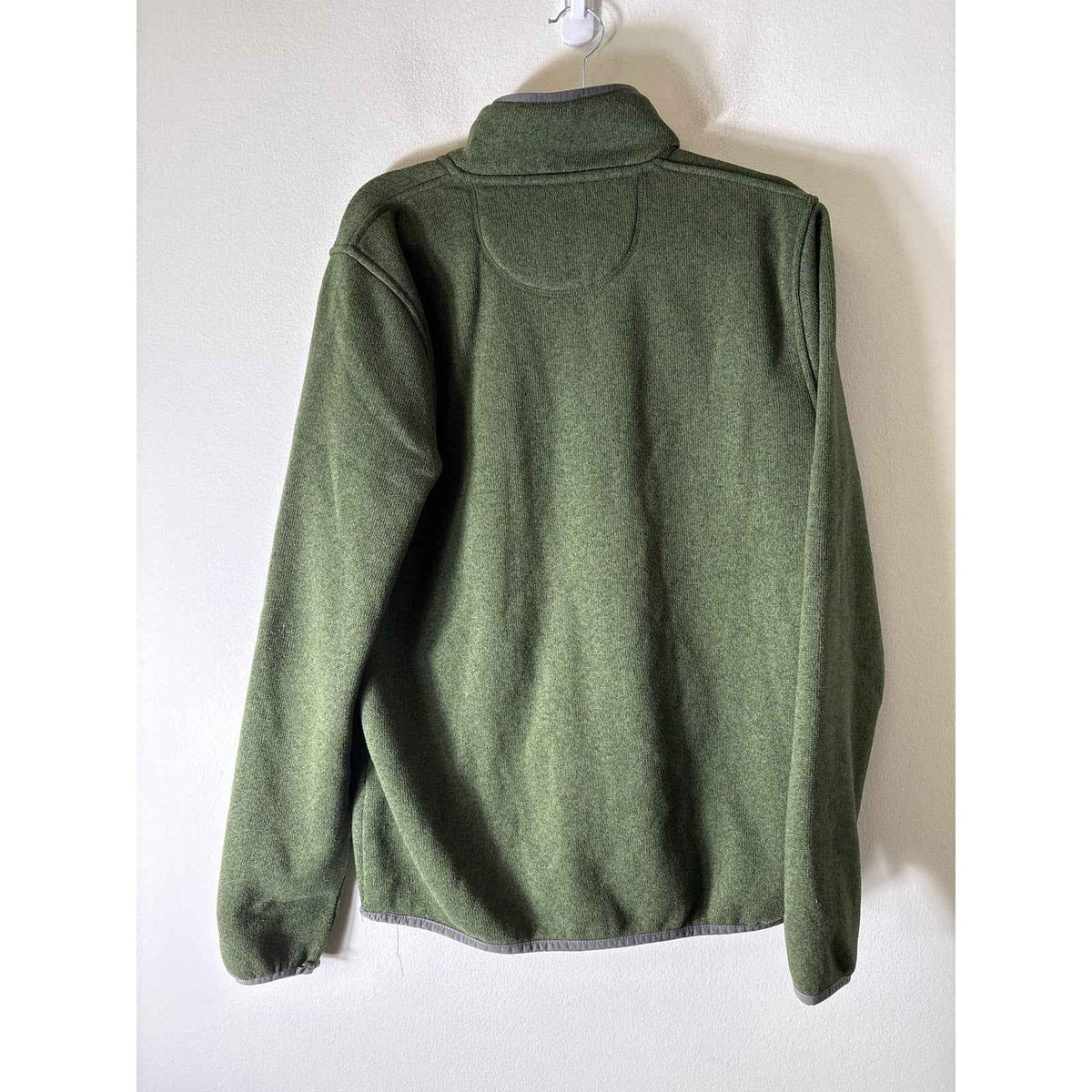 Men's L.L. Bean Dark Green Long Sleeve Pullover Sz M Tall