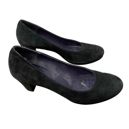 Vaneli Black Rounded Toe Heels Sz 8.5