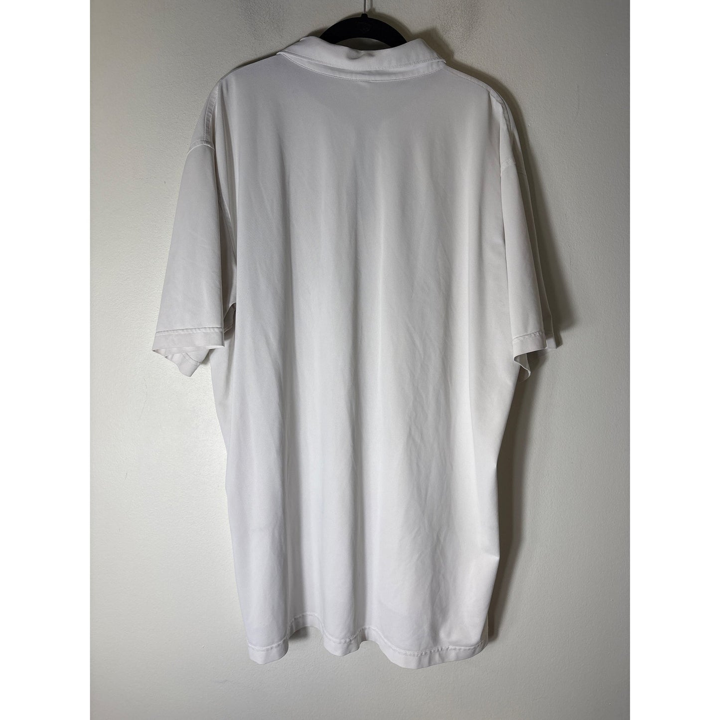 Men's Peter Millar White short Sleeve Golf Shirt Sz XL