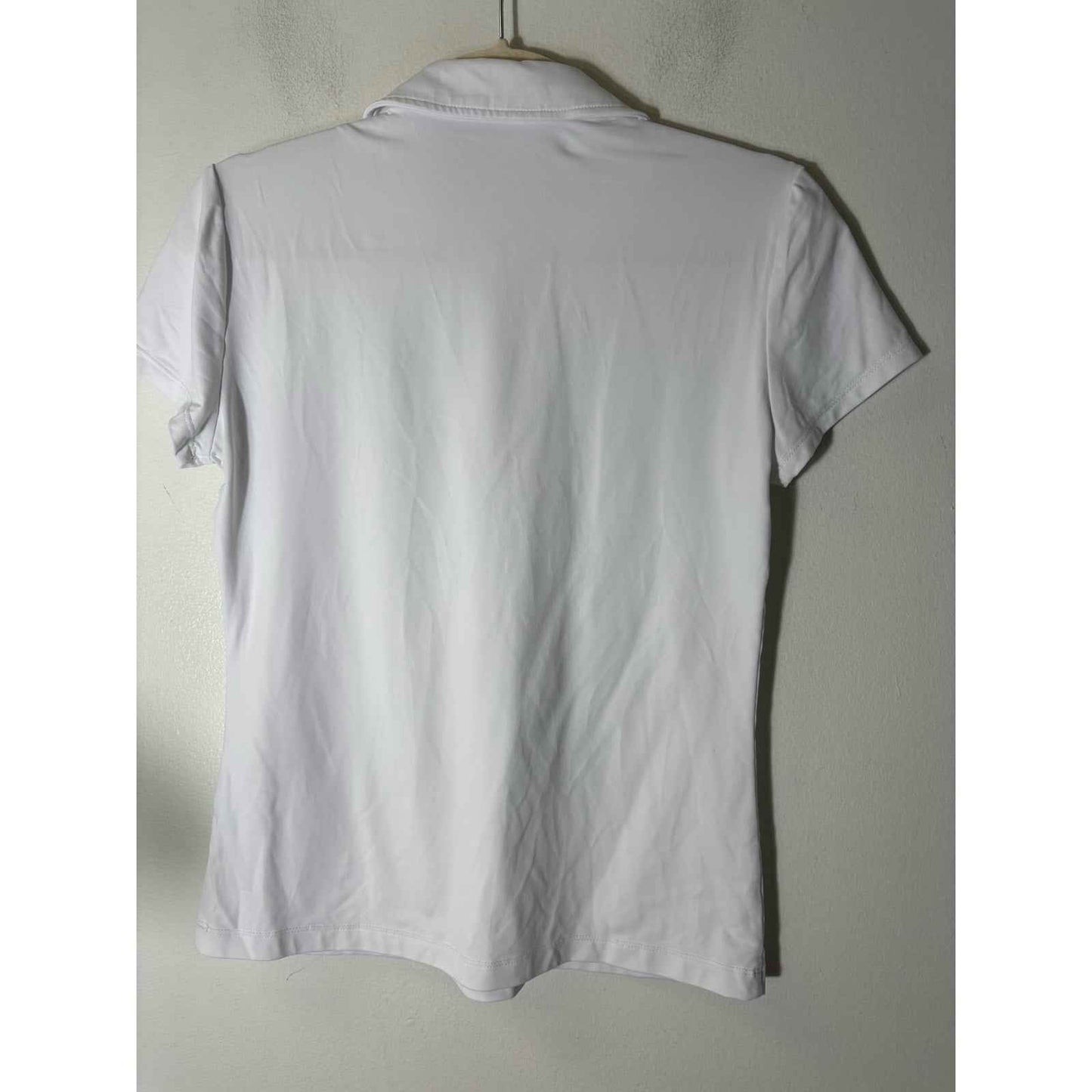 J. McLaughlin White Golf/Tenni Short Sleeve Pullover Shirt Sz XS
