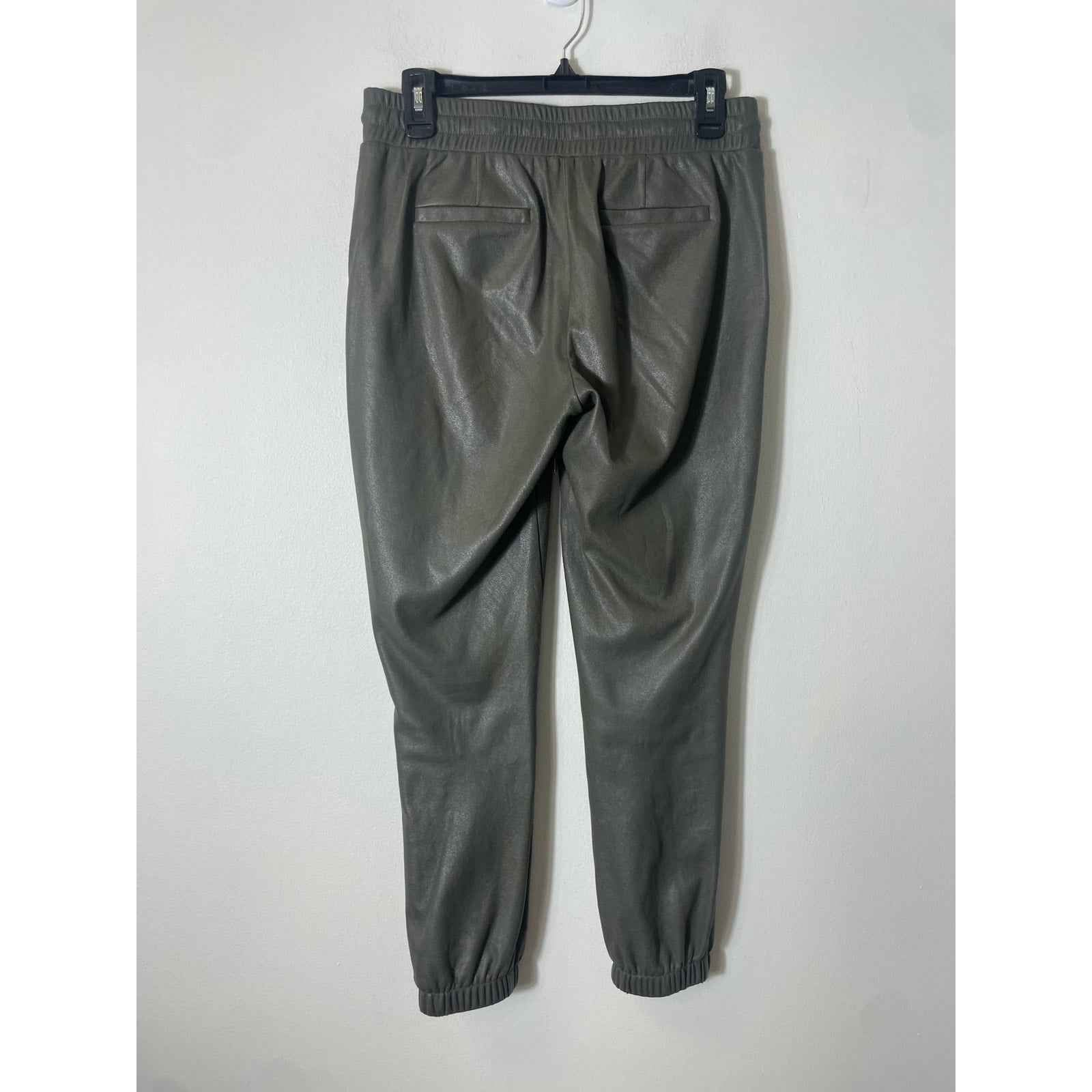 Philanthropy Green Faux Leather Jogger Sz S